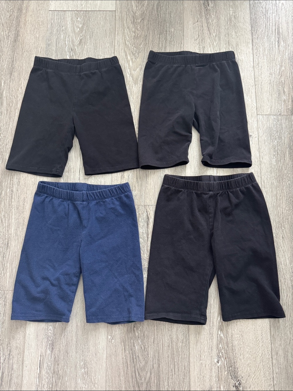 EUC Arizona Jean Company Kids Bike Shorts - Black & Navy Size XS (6/6X)